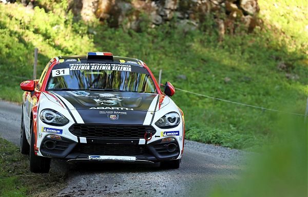 CINQUE ABARTH 124 RALLY IMPEGNATE IN SPAGNA, FRANCIA E SLOVENIA