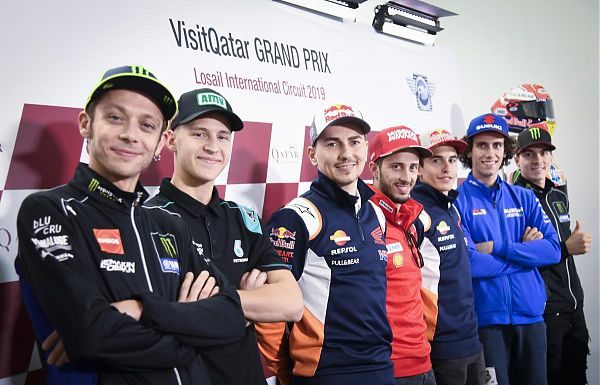 MOTOMONDIALE: GP QATAR. PILOTI PRONTI E CARICHI PER LA PRIMA DEL 2019