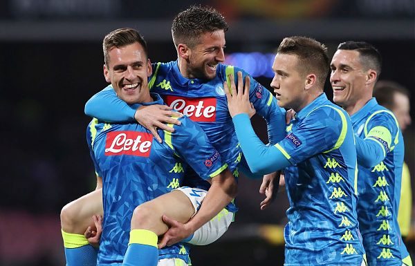 CALCIO: EUROPA LEAGUE. NAPOLI-SALISBURGO 3-0, AZZURRI IPOTECANO QUARTI