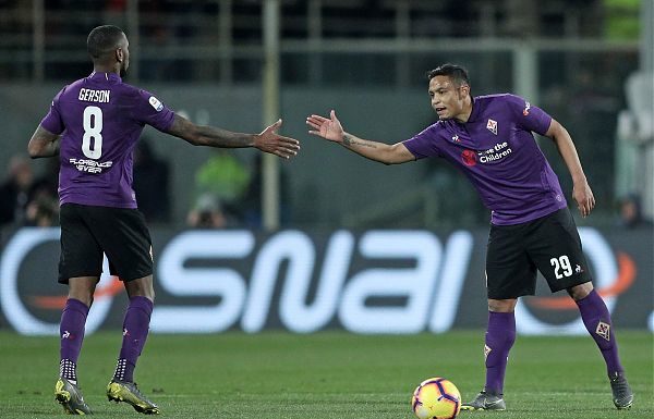 CALCIO: SERIE A. MURIEL REPLICA A IMMOBILE, FIORENTINA-LAZIO 1-1