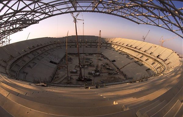 CONTE VISITA A DOHA CANTIERI METRO E STADIO AL BAYT