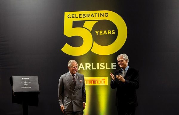 REGNO UNITO: PRINCIPE CARLO VISITA STABILIMENTO PIRELLI A CARLISLE