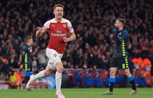 CALCIO: EUROPA LEAGUE. ANDATA QUARTI, ARSENAL-NAPOLI 2-0