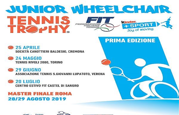 AL VIA 1° JUNIOR WHEELCHAIR TENNIS TROPHY FIT KINDER+SPORT