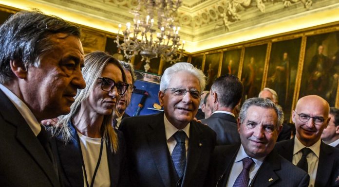 SCHERMA: MATTARELLA FESTEGGIA 110 ANNI FIS “ITALIA ORGOGLIOSA DI VOI”