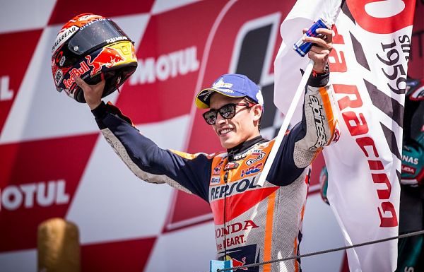 MARQUEZ DOMINA IN GERMANIA E IL MONDIALE SI AVVICINA, ROSSI 8°