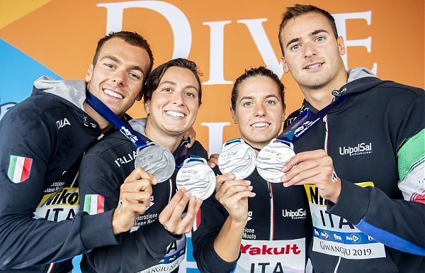 ITALNUOTO D’ARGENTO NELLA STAFFETTA MISTA AI MONDIALI DI FONDO