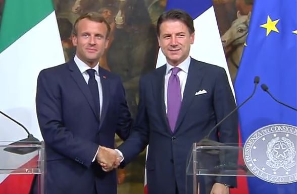 CONTE INCONTRA MACRON “INSIEME PER IL RILANCIO DELL’EUROPA”