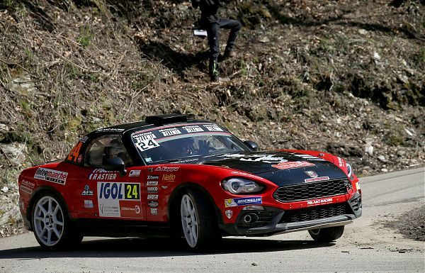 POKER DI ABARTH 124 RALLY AL TOUR DE CORSE