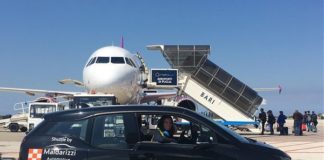AUTO ELETTRICHE NEI PIAZZALI AEROPORTI PUGLIESI