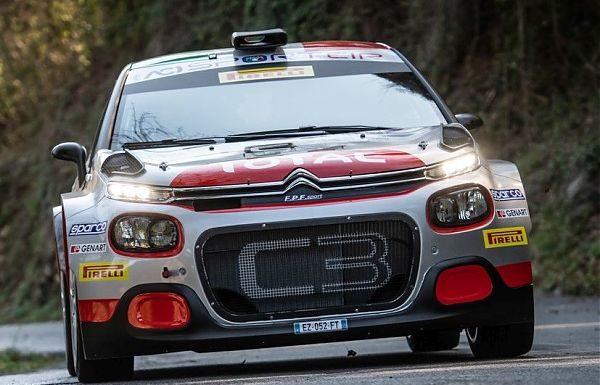 ROSSETTI E CITROËN C3 R5 PRONTI AFFRONTARE STRADE DEL SANREMO