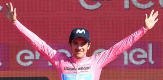 CARAPAZ TRIONFA AL GIRO, NIBALI SALE SUL PODIO