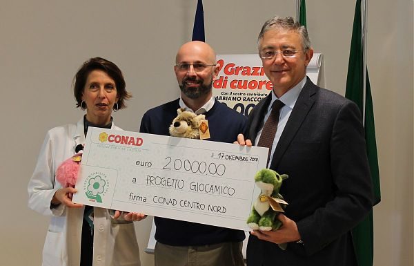 PROGETTO “GIOCAMICO”, 20MILA EURO A OSPEDALE BERGAMO