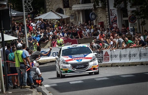 GIOIA PEUGEOT CON DE TOMMASO AL RALLY ROMA
