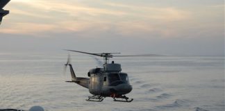 ELICOTTERO MARINA MILITARE CADE IN MARE, UN MORTO