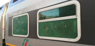 VANDALIZZATO CONVOGLIO TRENITALIA