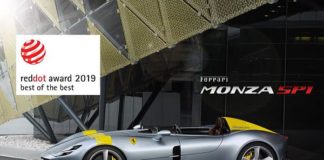 RED DOT, BEST OF THE BEST ALLA FERRARI MONZA SP1