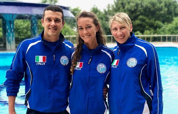TRE MEDAGLIE PER GLI AZZURRI NELLA DINAMICA CON PINNE