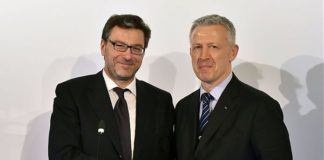 GIORGETTI CONSEGNA A CIO LETTERA GARANZIE GOVERNO