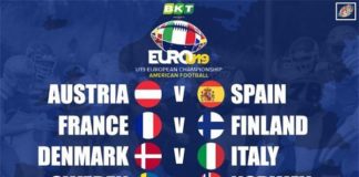 GLI AZZURRINI DEL FOOTBALL AMERICANO AL DEBUTTO