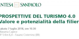 TURISMO 4.0. INTESA SP PUNTA SULLA PUGLIA