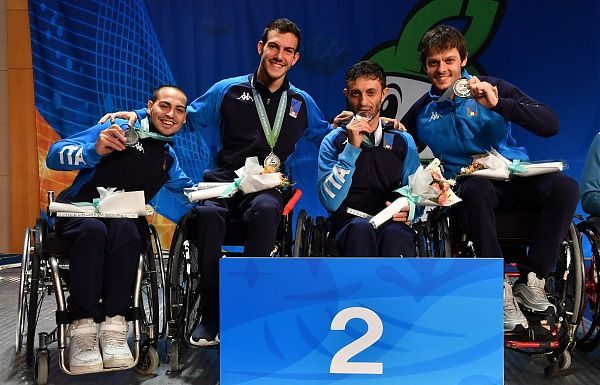 ITALIA D’ARGENTO NEL FIORETTO A SQUADRE UOMINI