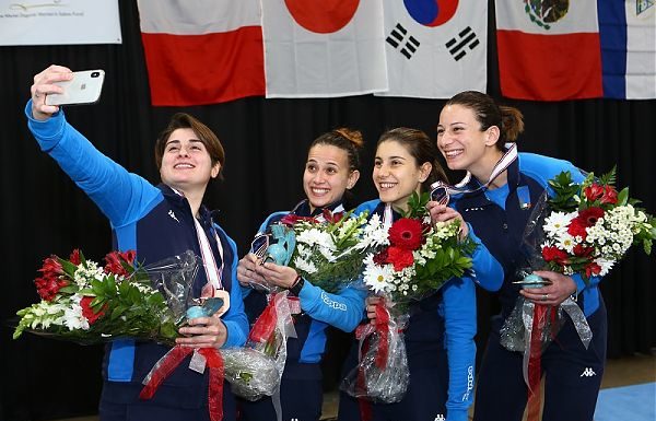 AZZURRE DELLA SCIABOLA SI CONFERMANO SUL PODIO