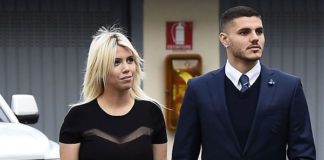 PIETRA CONTRO AUTO WANDA NARA E MINACCE VIA SMS