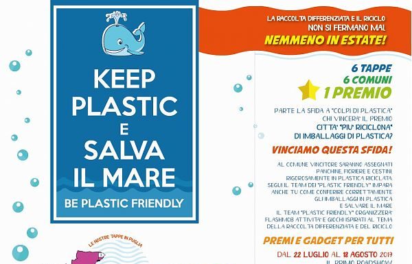 “KEEP PLASTIC E SALVA IL MARE”, PRIMO CONTEST MADE IN PUGLIA