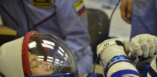 PARMITANO ARRIVATO NELLA STAZIONE SPAZIALE