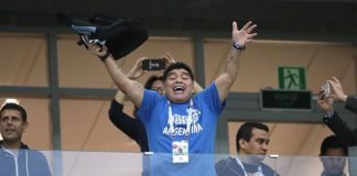 ARGENTINA-NIGERIA, MALORE PER MARADONA “STO BENE”