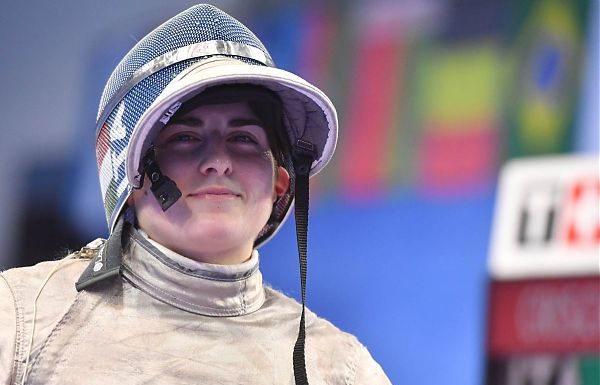 SCIABOLA, MARTINA CRISCIO SOTTO IL PODIO A MOSCA