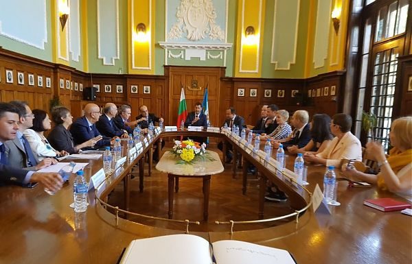 MATERA2019 CON IL MINISTRO BONISOLI A PLOVDIV