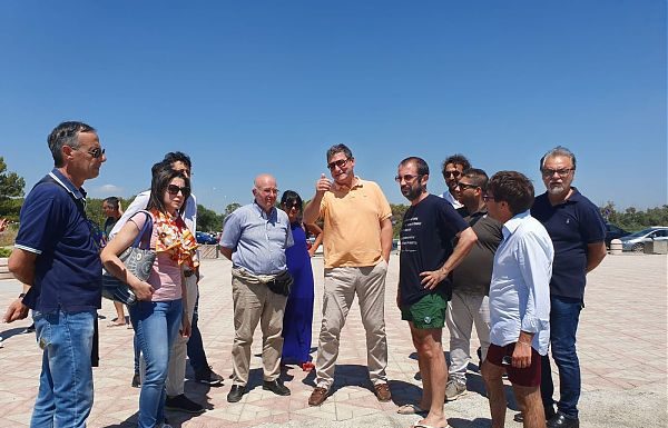 ARRETRAMENTO COSTA IONICA, SOPRALLUOGO ROSA, MERRA E LEONE