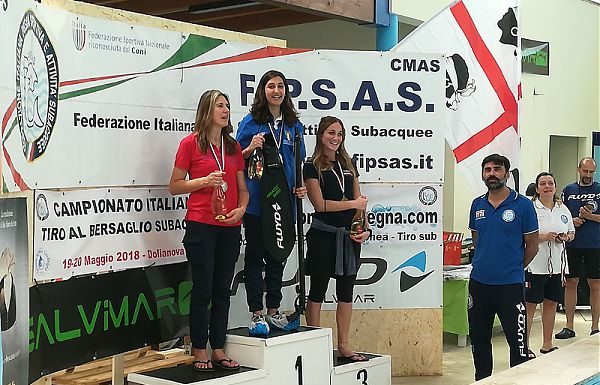 CONCLUSI TRICOLORI TIRO AL BERSAGLIO SUBACQUEO