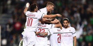 MILAN VINCE A SASSUOLO, OK FIORENTINA, GENOA E TORINO