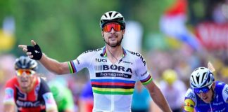 A SAGAN TAPPA E MAGLIA GIALLA, 2° COLBRELLI