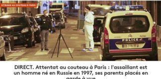 L’ISIS DIETRO L’ACCOLTELLAMENTO DI PARIGI