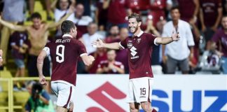 BELOTTI, ANSALDI E ZAZA, TORINO-DEBRECEN 3-0