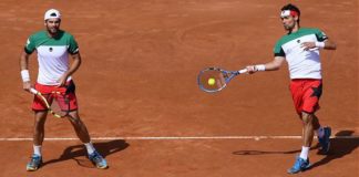FOGNINI-BOLELLI KO NEL DOPPIO, ITALIA-FRANCIA 1-2