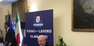 CAMPANIA, DE LUCA “PIANO LAVORO CONTRASTA FUGA”