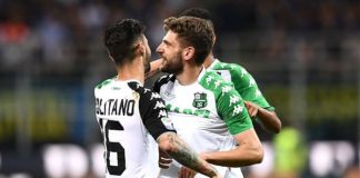 KO INTERNO DELL’INTER, BATTUTO 2-1 DAL SASSUOLO