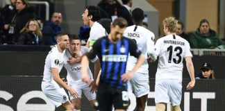 INTER ELIMINATA AGLI OTTAVI, EINTRACHT VINCE PER 1-0