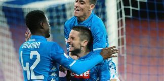 CINQUINA DEL NAPOLI AL SAN PAOLO, 5-1 ALL’EMPOLI