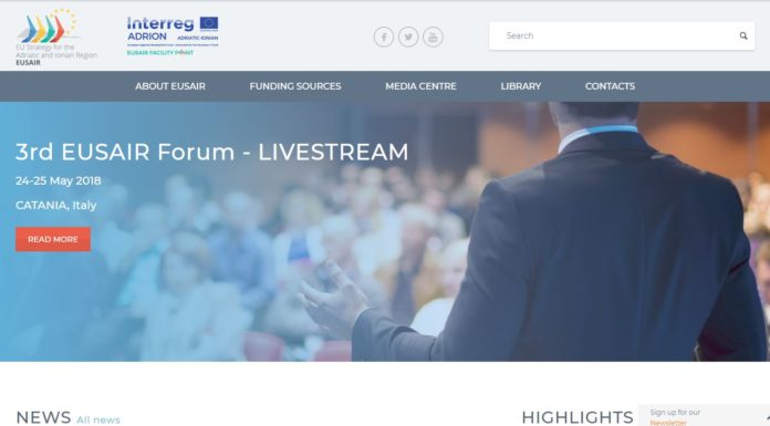 GIUFFRIDA “FORUM EUSAIR SIA IMPULSO A FASE ATTUATIVA MACROREGIONE”
