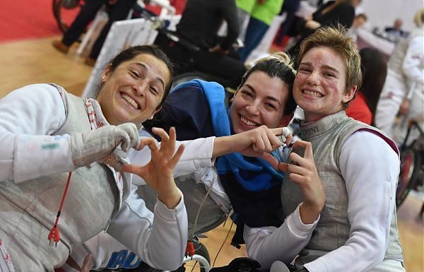 CDM SCHERMA PARALIMPICA. AZZURRE D’ORO NEL FIORETTO A SQUADRE