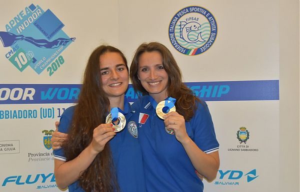 ALTRE DUE MEDAGLIE AZZURRE AL MONDIALE APNEA INDOOR