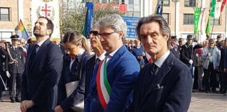 25 APRILE, FONTANA A CERIMONIA VARESE