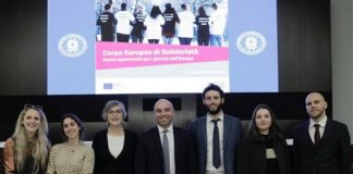 ANG PRESENTA CORPO EUROPEO DI SOLIDARIETÀ