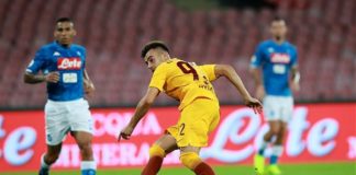MERTENS REPLICA A EL SHAARAWY, NAPOLI-ROMA 1-1